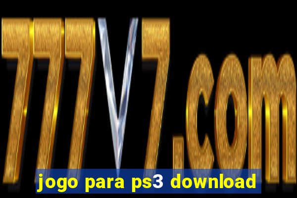 jogo para ps3 download