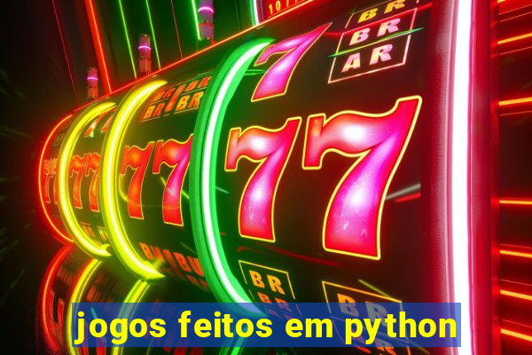 jogos feitos em python