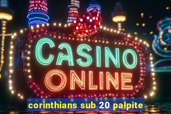 corinthians sub 20 palpite