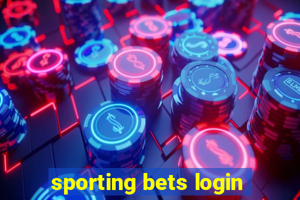 sporting bets login