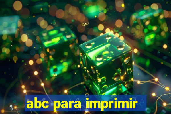 abc para imprimir