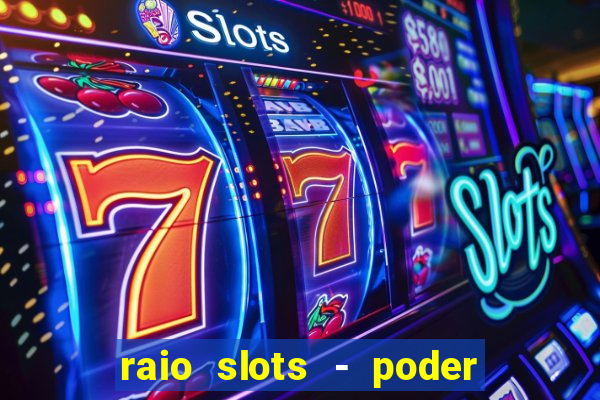 raio slots - poder de zéus