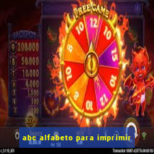 abc alfabeto para imprimir