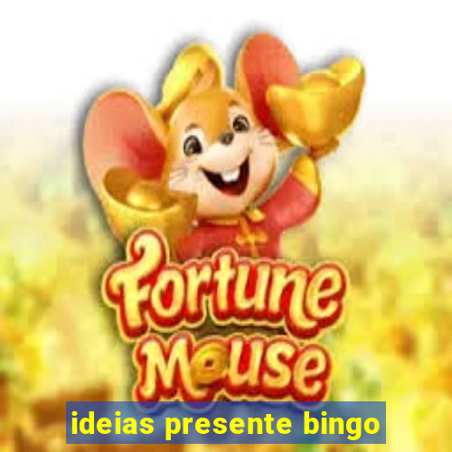 ideias presente bingo