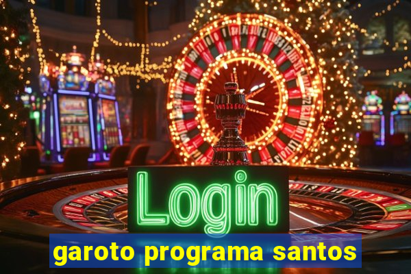 garoto programa santos