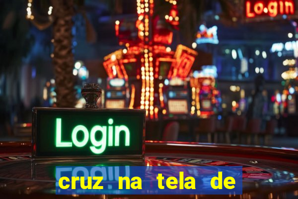 cruz na tela de cruz das