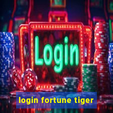 login fortune tiger