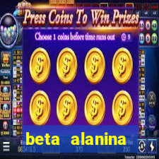 beta alanina aumenta a pressao