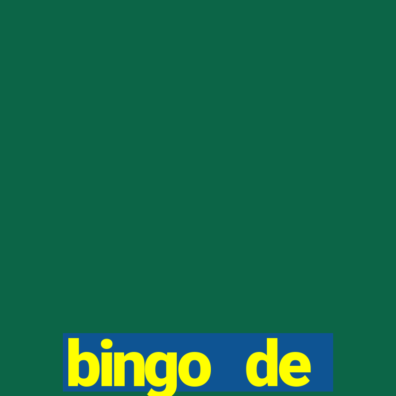 bingo de matemática 4 ano